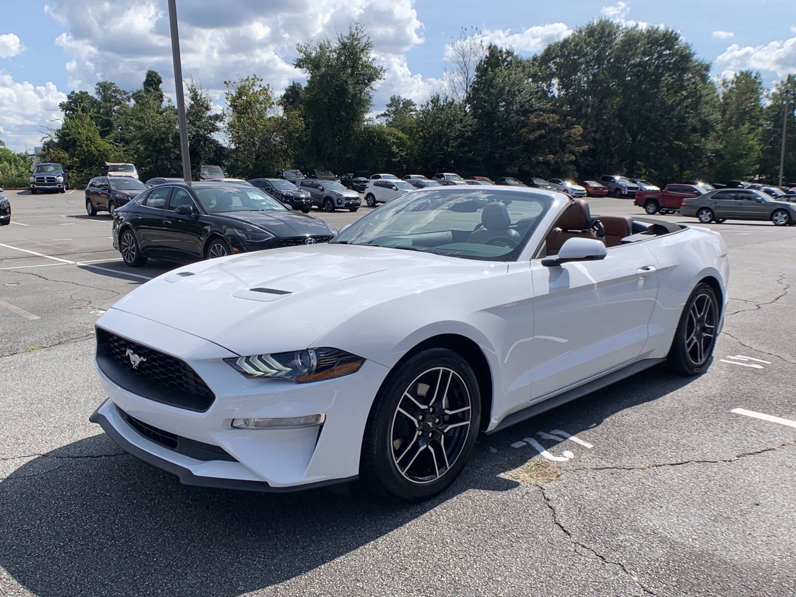 Pre-owned 2020 Ford Mustang Ecoboost Premium Convertible In Smyrna 